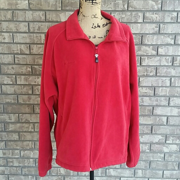 columbia red coat